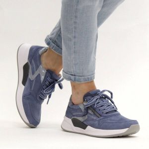 Gabor Dames Sneakers 26.957.26 Rolling Soft Lichtblauw