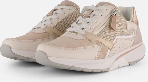 Gabor Rollingsoft Sneakers met sleehak met optifit verwisselbare binnenzool vrijetijdsschoen lage schoen veterschoen