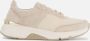 Gabor Textiel sable sneakers met wiebelende zool Beige Dames - Thumbnail 1