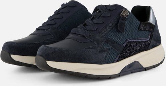 Gabor Rollingsoft Sneakers blauw Synthetisch Dames