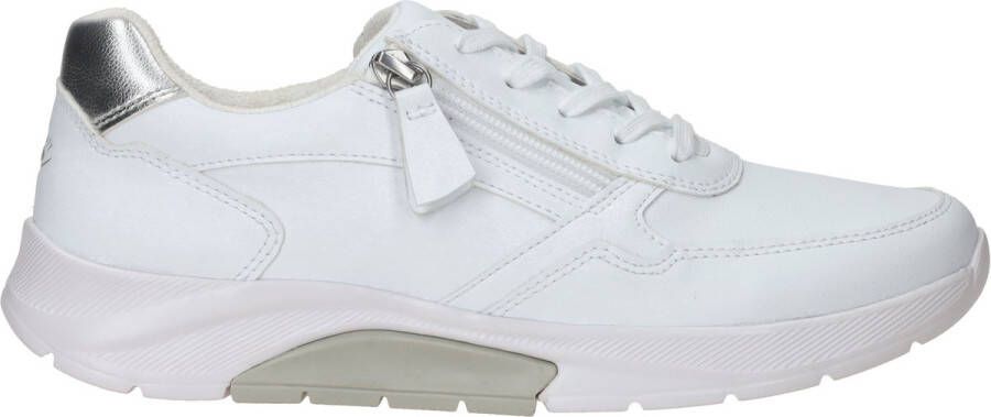 Gabor Rollingsoft Sneakers met sleehak vrijetijdsschoen lage schoen veterschoen uitneembaar verwisselbaar voetbed