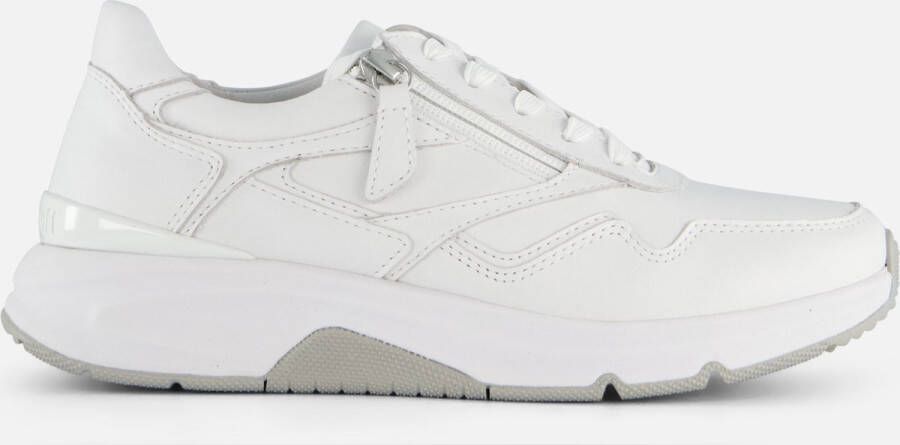 Gabor Rollingsoft Sneakers wit Leer Dames