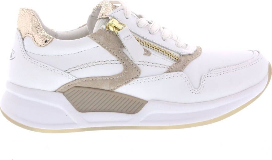 Gabor Rollingsoft Sneakers wit Leer Dames