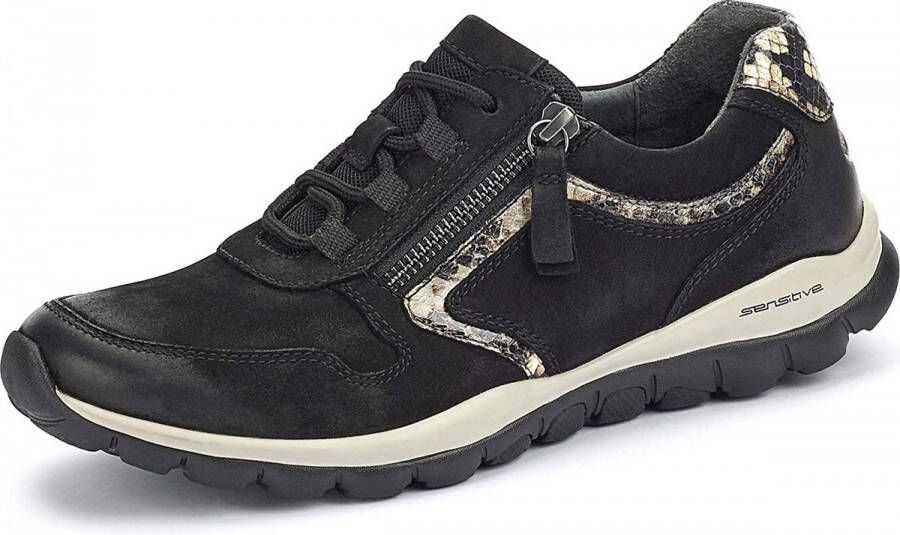 Gabor Zwarte wandelschoenen voor dames Black Dames