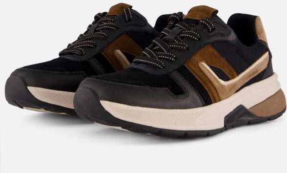 GABOR Lage Sneakers Dames 845.1 Rollingsoft Maat: 37 Materiaal: Leer Kleur: Zwart