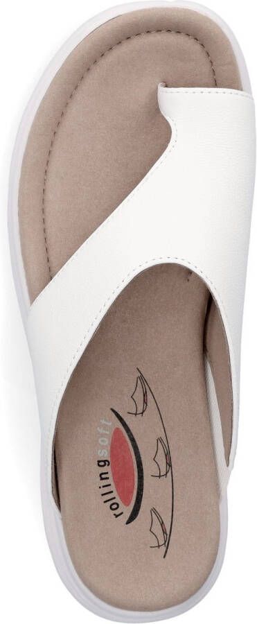 Gabor Rollingsoft Teenslipper 46.812.60 Wit