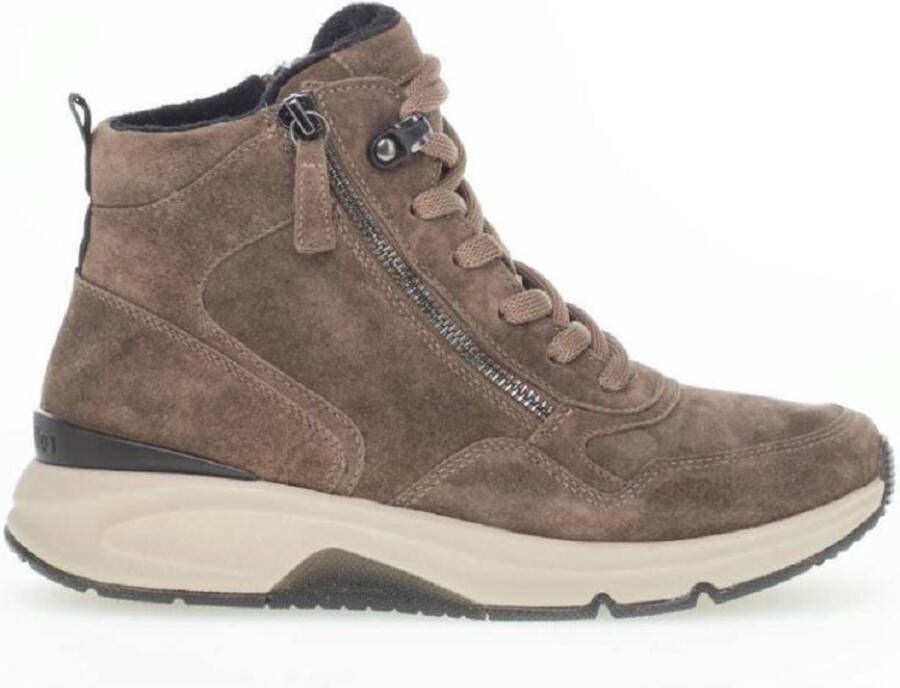 Gabor Dames Veterschoenen 36.888.30 Rolling Soft Taupe