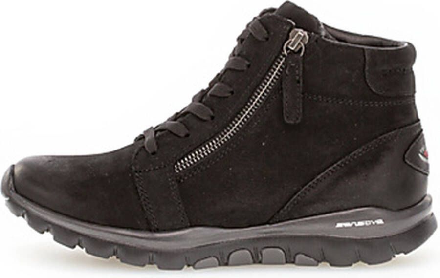 Gabor Rollingsoft Veterboot 96.868.47 Nubuck Zwart 7 40½