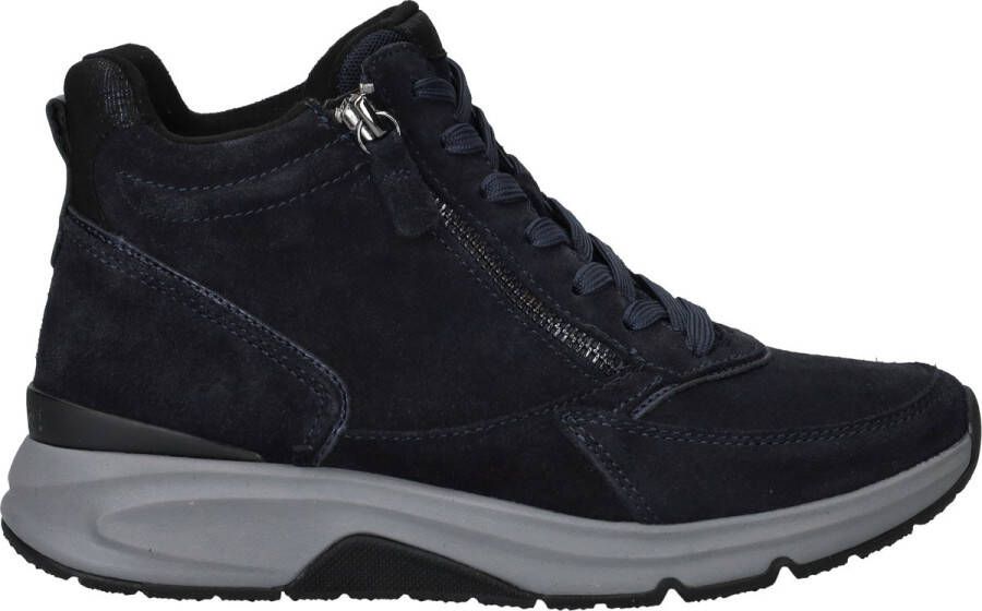 Gabor Rollingsoft Veterboots Dames Blauw