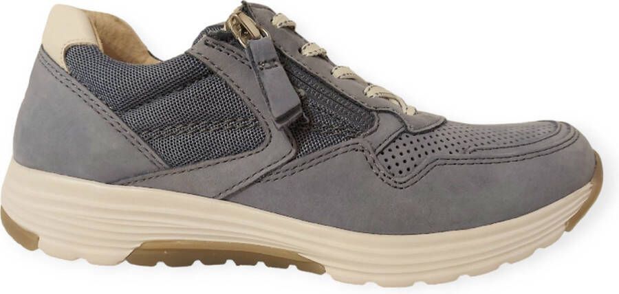 Gabor Rollingsoft Veterschoenen Laag licht blauw - Foto 1