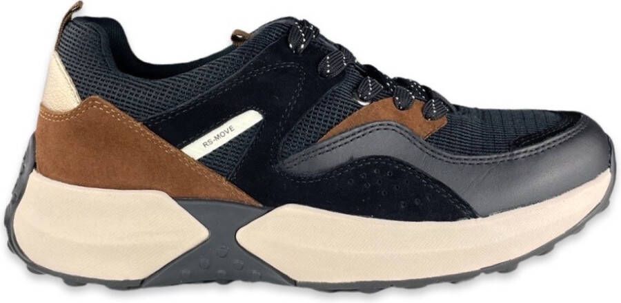 Gabor Rollingsoft Sneakers zwart Textiel Dames