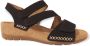 Gabor Sandalen zwart Nubuck Dames - Thumbnail 1