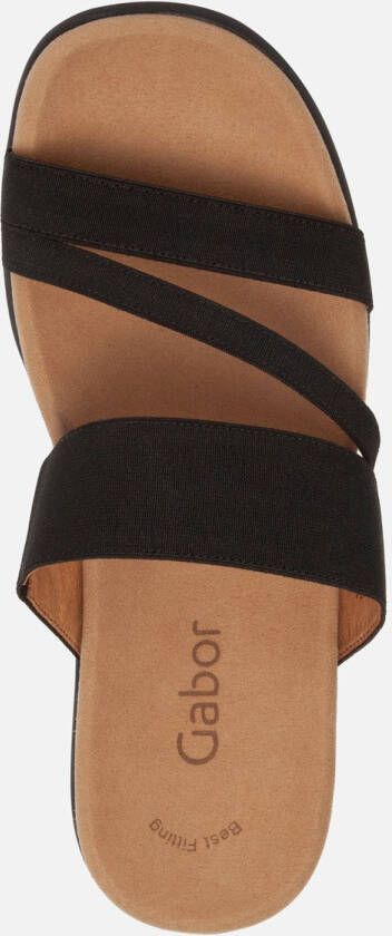Gabor Slippers sleehak zomerschoen pantoffels met ademende leren voering - Foto 4