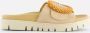 Gabor Slipper Klittenband Beige Gesp - Thumbnail 2