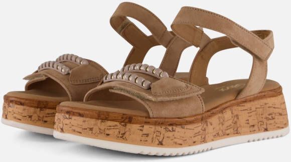 Gabor Sandalen beige Suede Dames