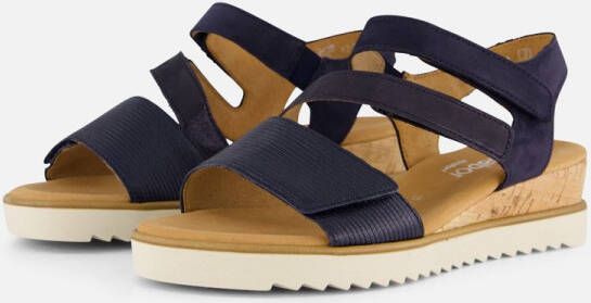 Gabor Sandalen blauw Leer Dames