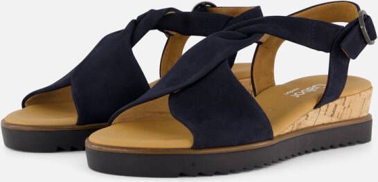 Gabor Sandaaltjes Genua zomerschoen sandaal sleehak met verstelbare hielband
