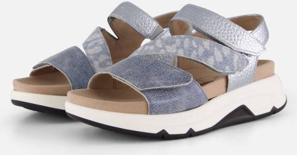 Gabor Dames Sandalen 66.882.16 Rolling Soft Jeansblauw