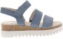 Gabor Sandalen blauw Synthetisch Dames - Thumbnail 2
