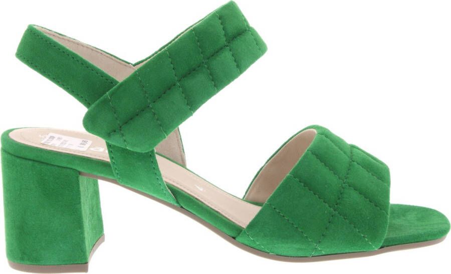 Gabor 21.711.19 Samth. Verde-sandalen met hak-pumps