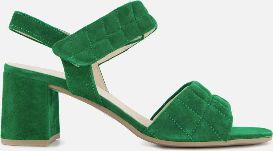 Gabor 21.711.19 Samth. Verde-sandalen met hak-pumps