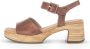 Gabor Lichtgewicht hoge hak sandalen Brown Dames - Thumbnail 5