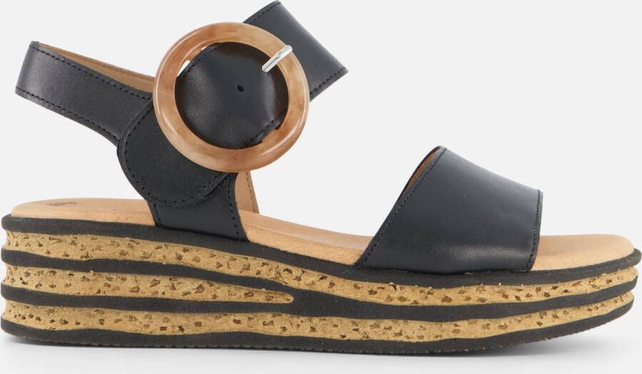 Gabor 24.550 Dames platform sandaal Zwart - Foto 3