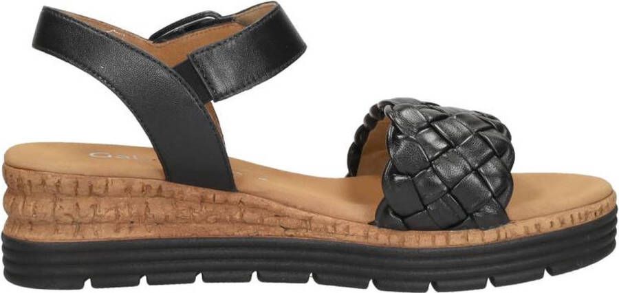 Gabor Comfortabele damessandalen in effen kleur