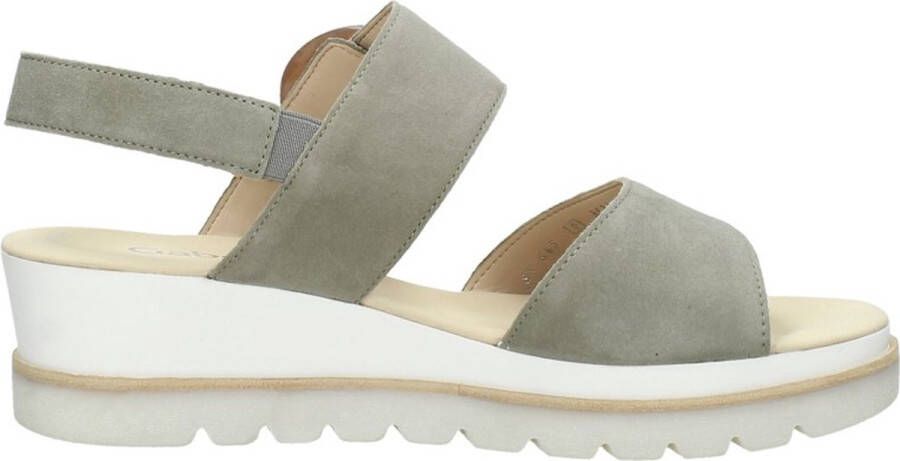 Gabor Velours Sleehak Sandalen Vrouwen Verstelbaar - Foto 2