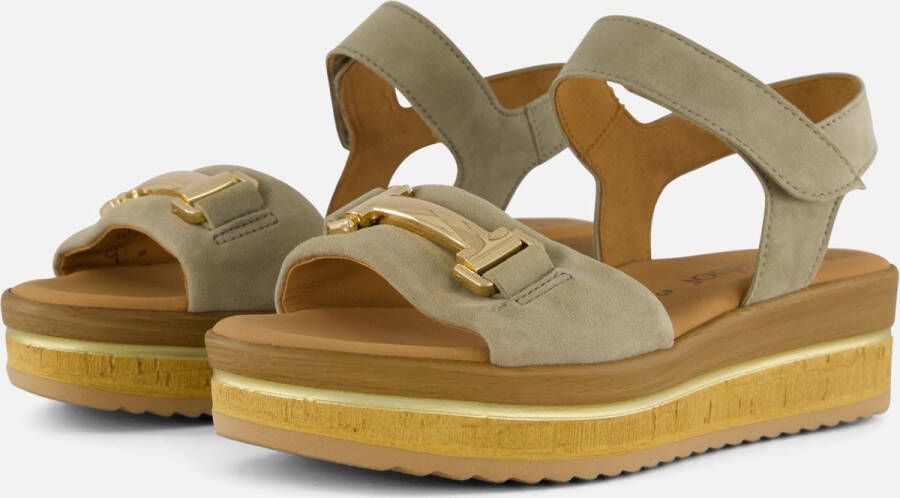 Gabor Sandalen taupe Suede Dames - Foto 2
