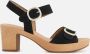 Gabor Sandalen zwart Leer Dames - Thumbnail 1