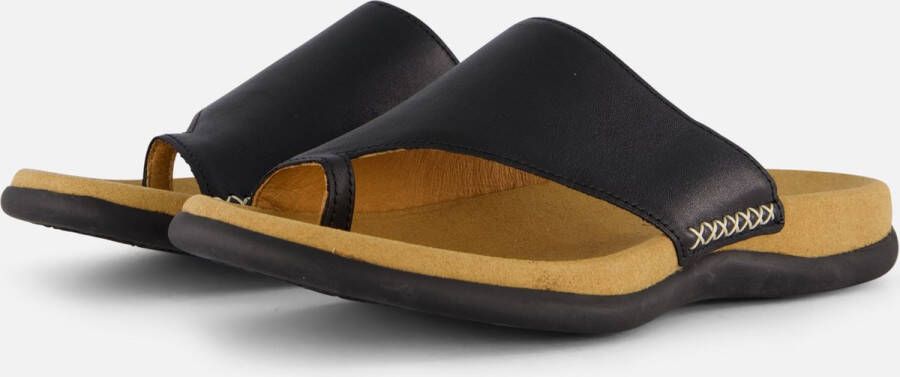 Gabor Teenslippers sleehak zomerschoen dianette met contrastkleurig borduursel - Foto 3