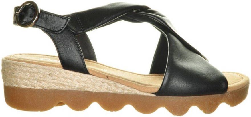 Gabor Witte Leren Comfort Sandalen White Dames