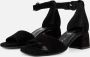 Gabor Sandalen zwart Suede Dames - Thumbnail 1