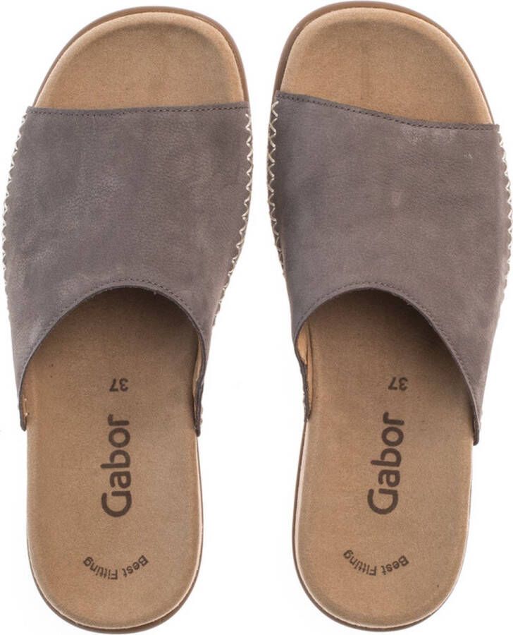 Gabor Slippers sleehak zomerschoen pantoffels in een eenvoudige vorm
