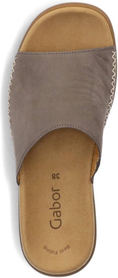 Gabor Slippers sleehak zomerschoen pantoffels in een eenvoudige vorm