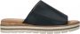 Gabor Comfort slipper G Leest Zwart Dames - Thumbnail 1