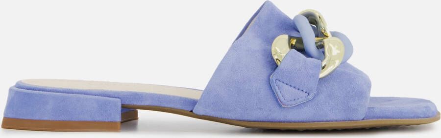 Gabor Slippers blauw Suede Dames