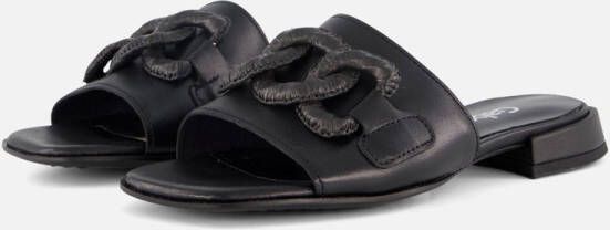 Gabor Slippers zwart Textiel Dames