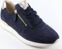 Gabor Blauwe Leren Sneaker met Uitneembaar Voetbed en Ritssluiting Blue Dames - Thumbnail 7