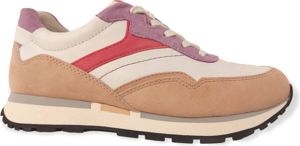 Gabor Sneaker 26.366.62 Wit Rosa Flieder Suède Combi