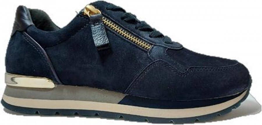 Gabor Sneaker 76.364.04 Blauw Suède