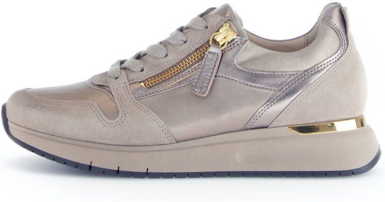 Gabor Sneaker 76.466.65 Silk Taupe Combi Wijdte H