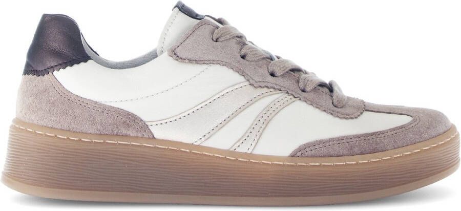 Gabor Sneaker 76.475.62 Latte Taupe Beige Combi Wijdte G