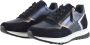 Gabor 438 Lage sneakers Leren Sneaker Dames Blauw - Thumbnail 7