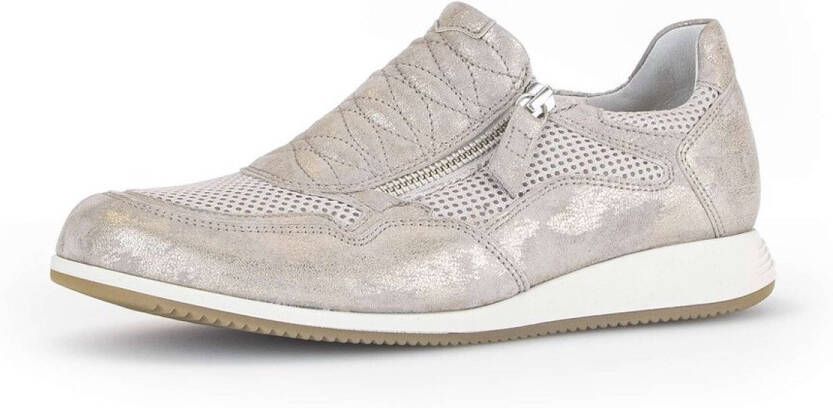 Gabor sneaker met rits 66.338.95 beige