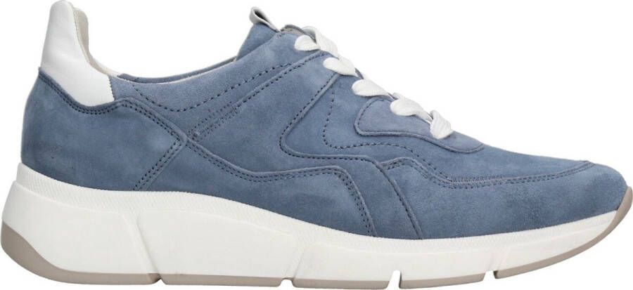 Gabor Comfortabele blauwe suède sneakers voor dames Blue Dames