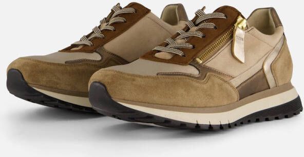 Gabor Beige Damessneaker Stijlvol en Comfortabel Beige Dames