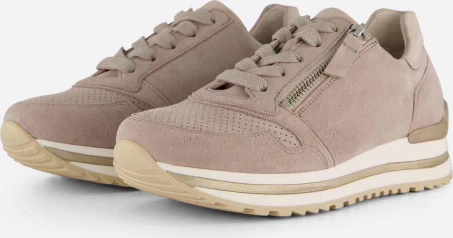 Gabor Sneakers beige Suede Dames