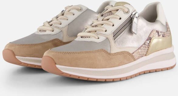Gabor Comfort Optifit dames sneaker Beige wit